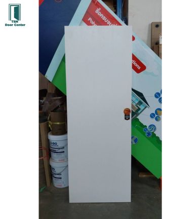 ประตูUPVC(ไวนิล) ทึบล้วน PNR008 ขนาด 80x200ซ.ม. ยี่ห้อโพลีวู้ด สีขาว ใช้ภายนอก ทนแดดทนฝน กันน้ำ 100%