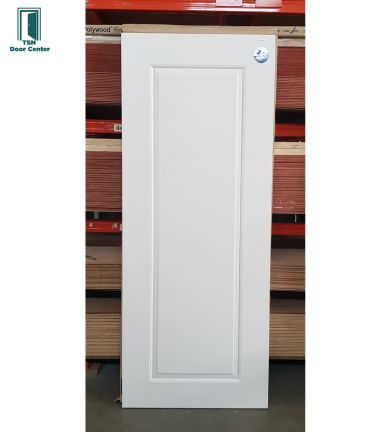ประตูUPVC(ไวนิล) ทึบล้วน PNR007 ยี่ห้อโพลีวู้ด สีขาว ใช้ภายนอก ทนแดดทนฝน กันน้ำ 100%